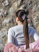 Blush Waves Scrunchie - Slika 3
